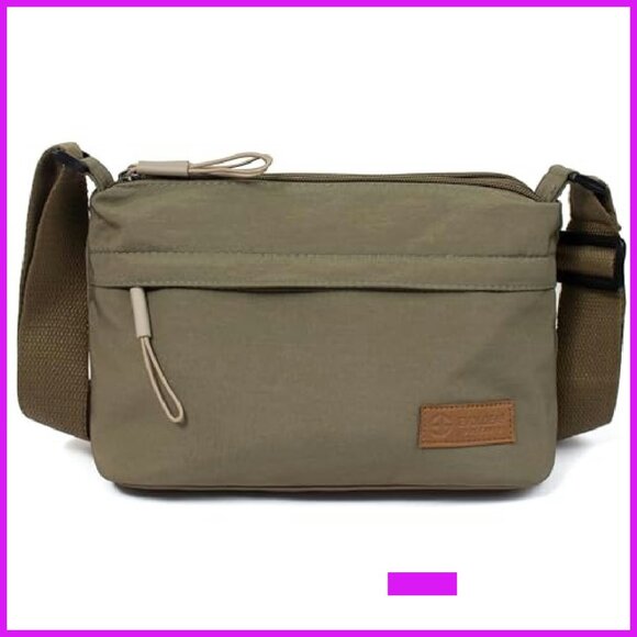 Canvas Crossbody Bag Casual Travel Messenger Hobo Satchel Chic Minimal - Picture 7 of 8